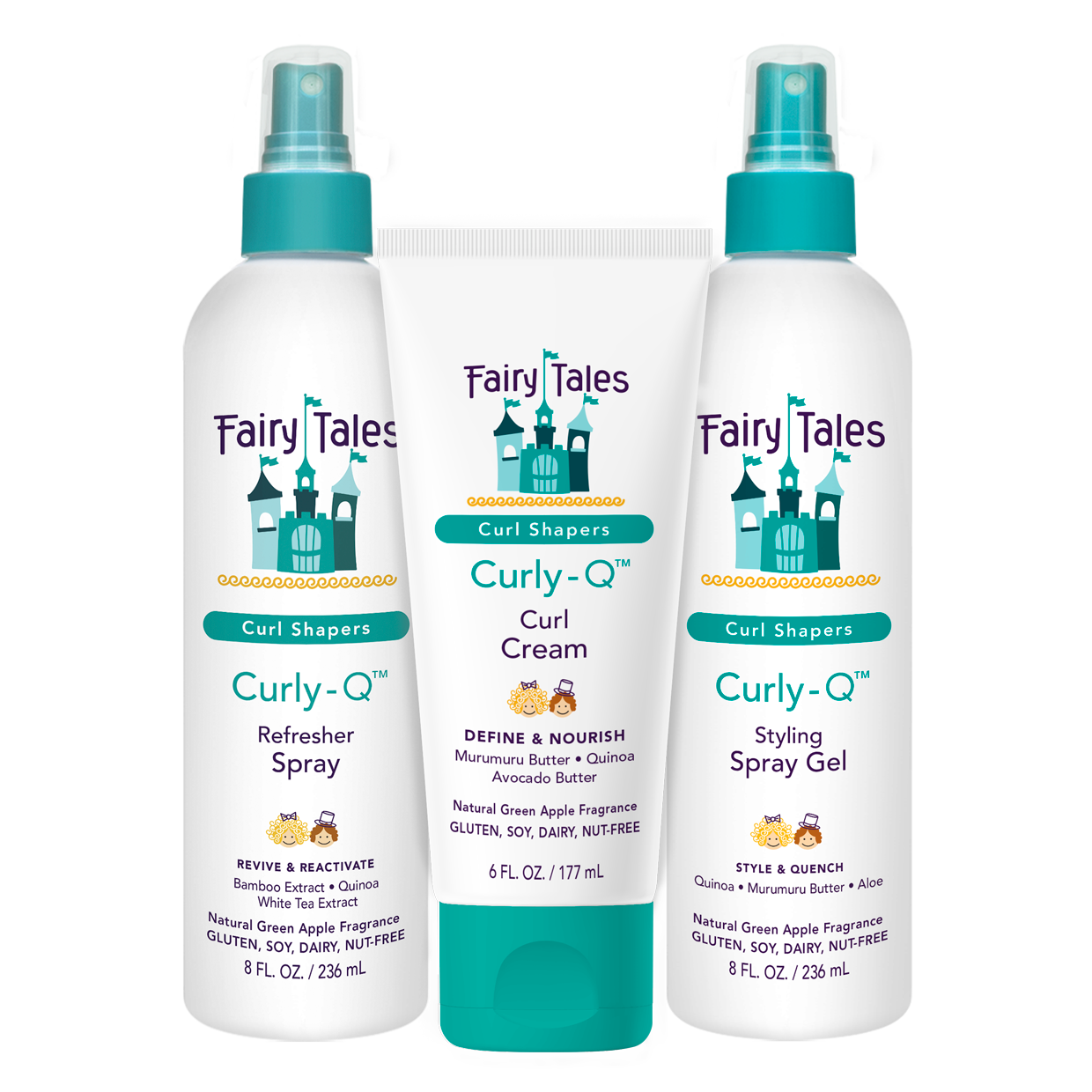 Curly-Q™ Curly Hair Set for Kids