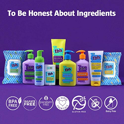 TBH Kids Body Lotion for Teen Girls and Boys For Dry Skin - Non-Greasy & Hydrating Kids Lotion - Made with Natural Ingredients in the USA – Sulfate, Paraben Free Lotion for Tweens and Kids- 8oz
