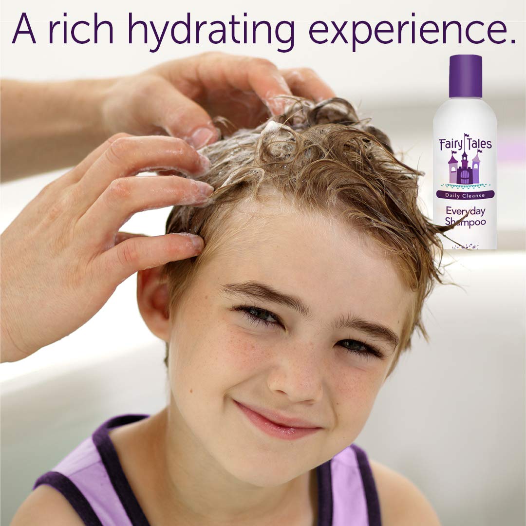 Fairy Tales Daily Cleanse Everyday Kids Shampoo - Gentle Natural Defining Tangle Free Moisturizing and Hydrating Formula Paraben oz