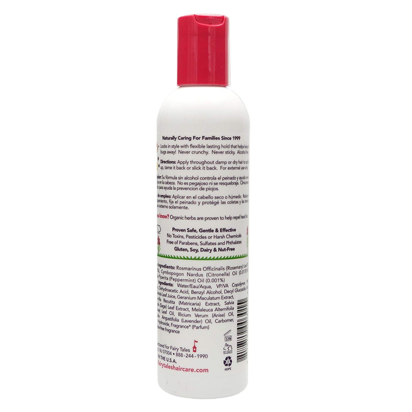 Fairy Tales Rosemary Repel Daily Kid Styling Gel- Kids Hair Gel for Lice Prevention, 8 Fl Oz (Pack of 1)