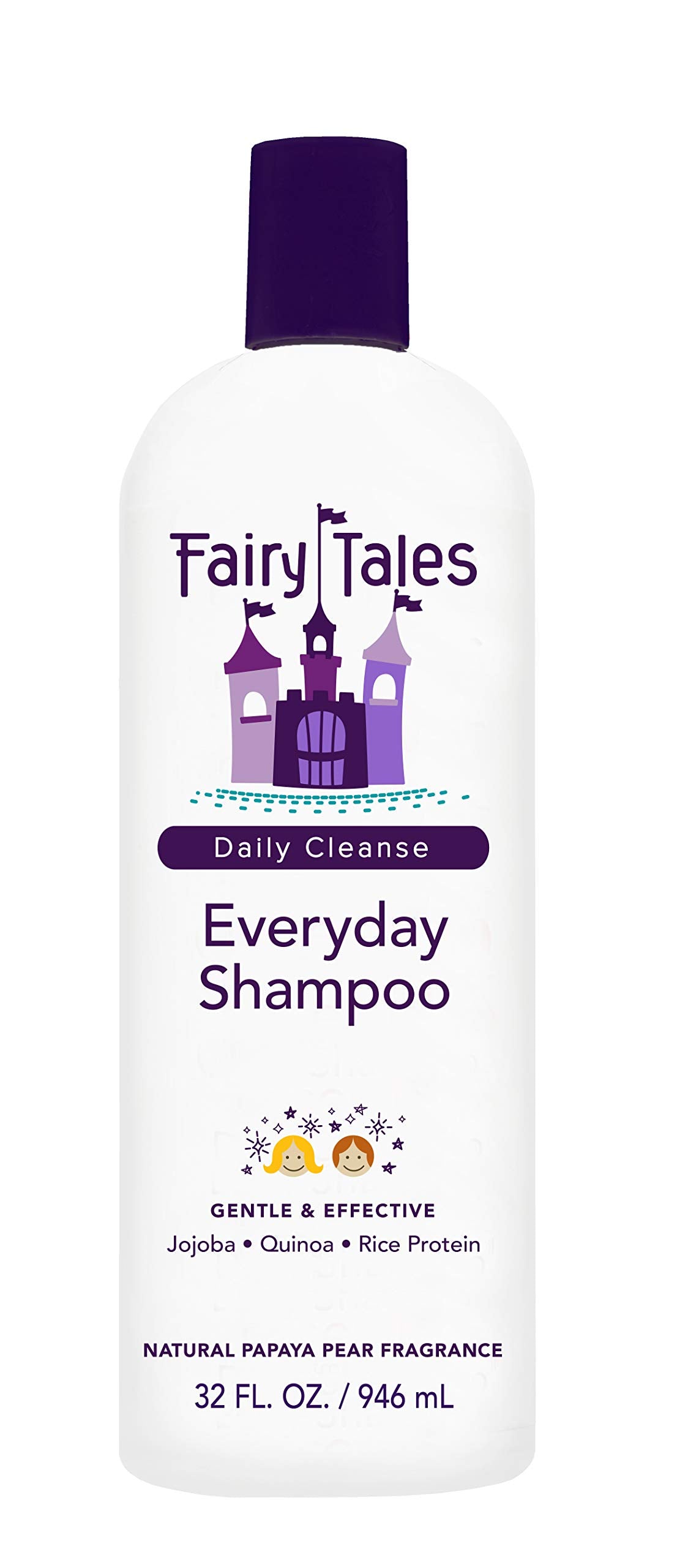 Fairy Tales Daily Cleanse Everyday Kids Shampoo - Gentle Natural Defining Tangle Free Moisturizing and Hydrating Formula Paraben oz