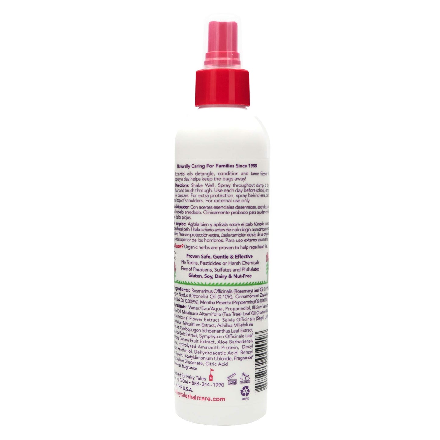 Fairy Tales Rosemary Repel Daily Kid Conditioning Spray- Conditioning Lice Spray for Kids for Lice Prevention, 8 Fl. Oz (Pack of 1)