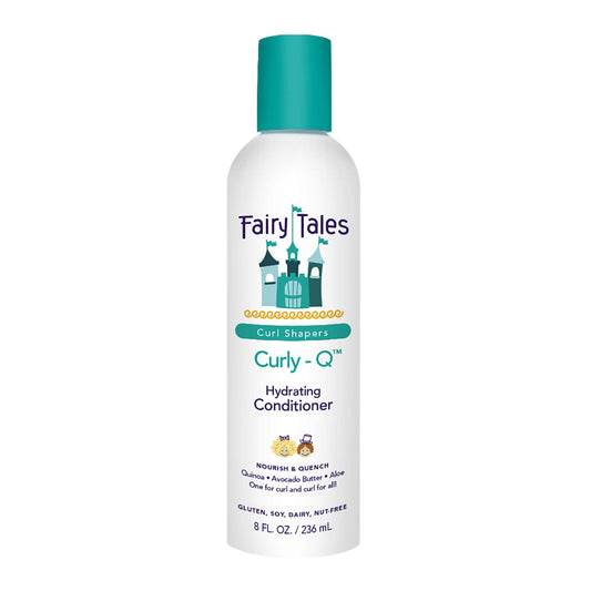 Fairy Tales Curly-Q Hydrating Conditioner - Conditioner for Curly Hair - Paraben Free, Sulfate Free, Gluten Free, Nut Free- 8oz