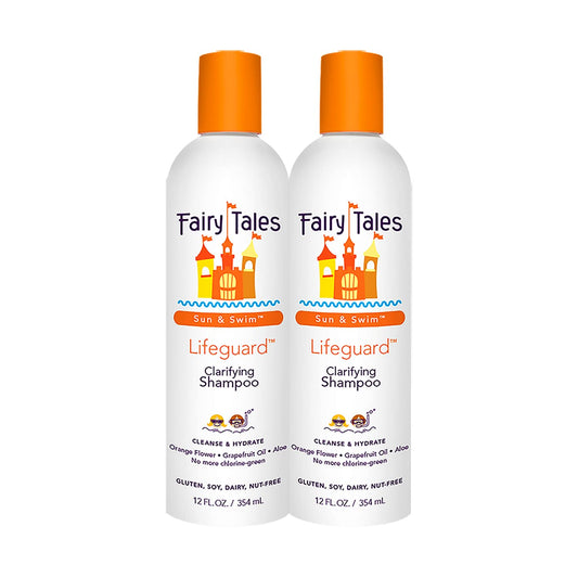 Fairy Tales Swim Shampoo for Kids - 12 oz | Made with Natural Ingredients in the USA | Chlorine Removal Swimmer Shampoo for Kids | No Parabens, Sulfates, or Synthetic dyes 2 Pack