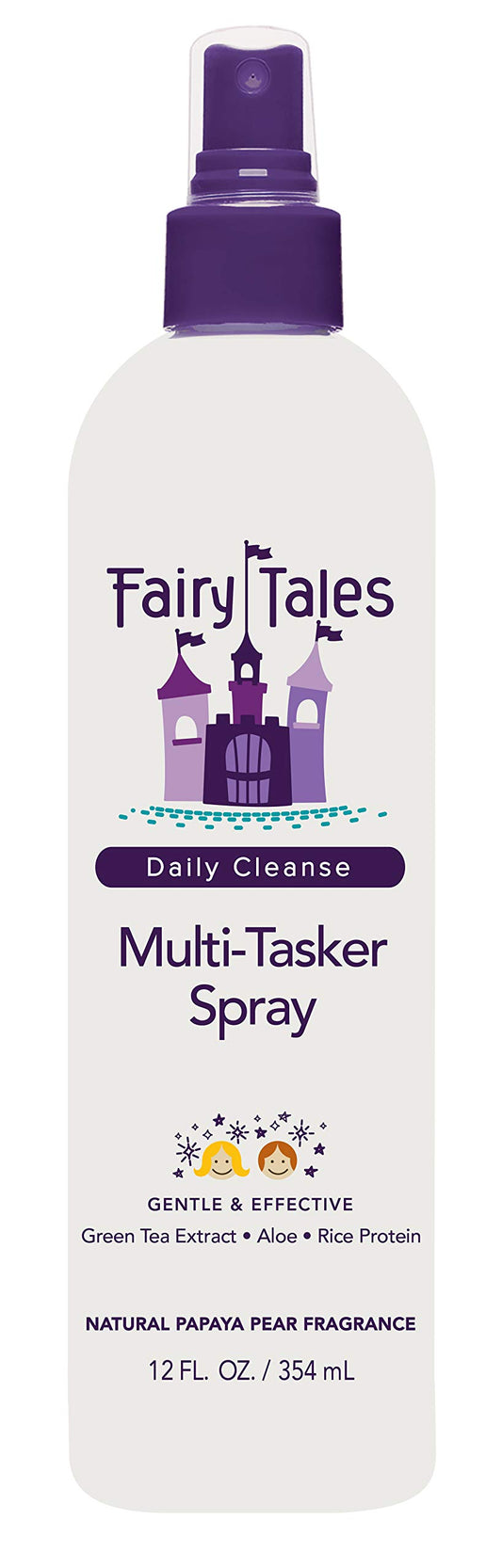 Fairy Tales Daily Cleanse Everyday Kids Conditioner Spray- Gentle Defining Leave in Spray Tangle Free Moisturizing and Hydrating Formula Clean Natural Ingredients- Paraben - oz