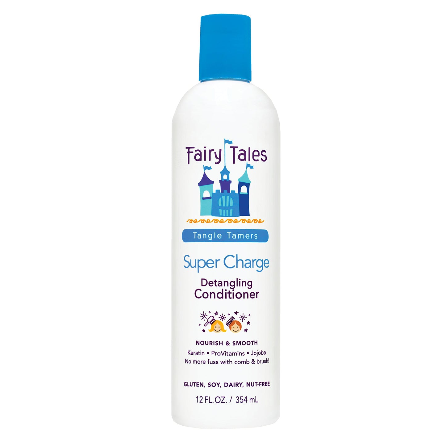 Fairy Tales Tangle Tamer Detangling Conditioner for Kids - Ultra Moisturizing and  Anti Frizz Protection  - Paraben Free, Sulfate Free - 12 Oz