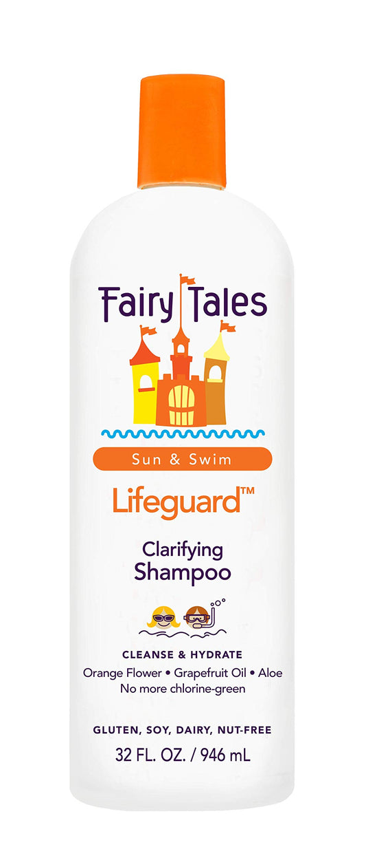 Fairy Tales Swim Shampoo for Kids - 32 oz | Made with Natural Ingredients in the USA | Chlorine Removal Swimmer Shampoo for Kids | No Parabens, Sulfates, or Synthetic dyes