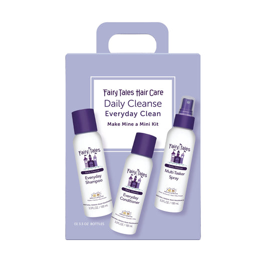 Fairy Tales Daily Cleanse Spray - Shampoo and Conditioner Pack with Natural | Free oz 12
